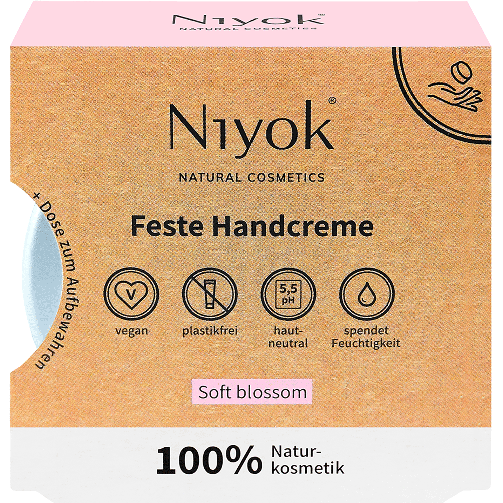 Bild: Niyok Feste Handcreme Soft Blossom 