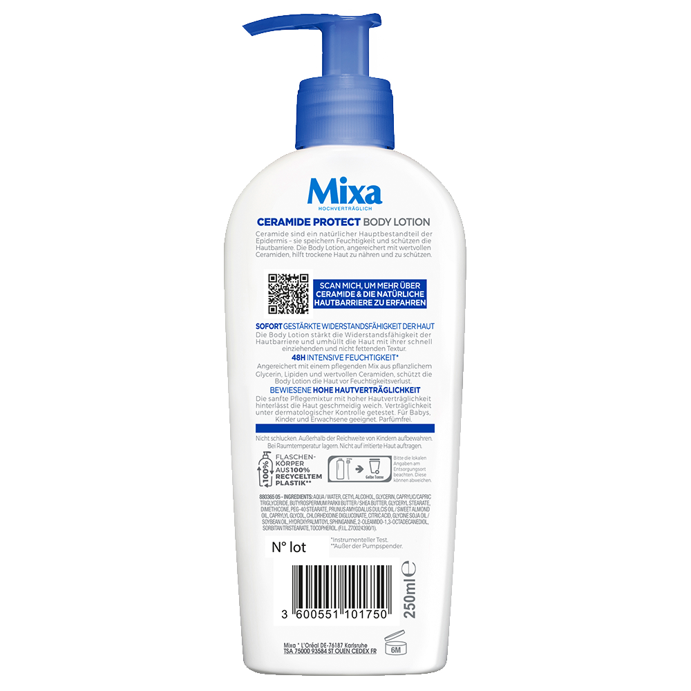 Bild: Mixa Ceramide Protect Bodylotion 