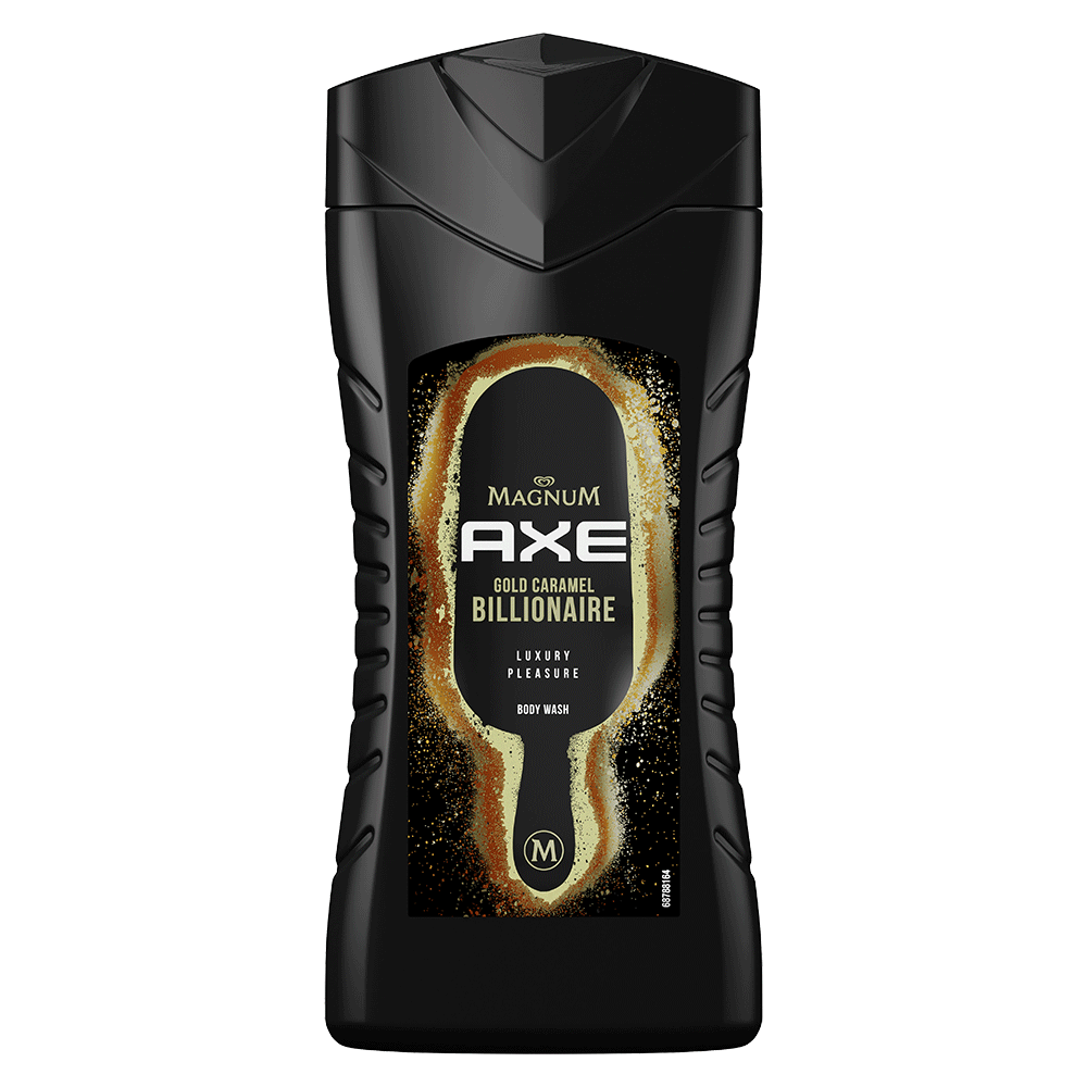 Bild: AXE Duschgel Magnum Gold Caramel Billionaire 