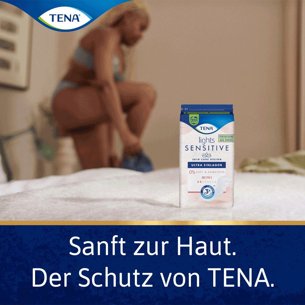 Bild: TENA Lights Einlagen Sensitive Ultra Mini 