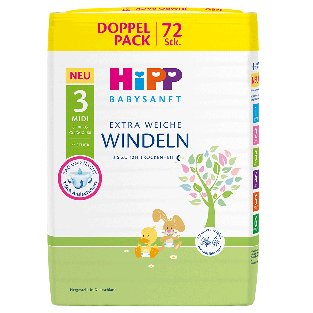 Bild: HiPP Vorratsbox Babysanft Windeln Gr. 3 