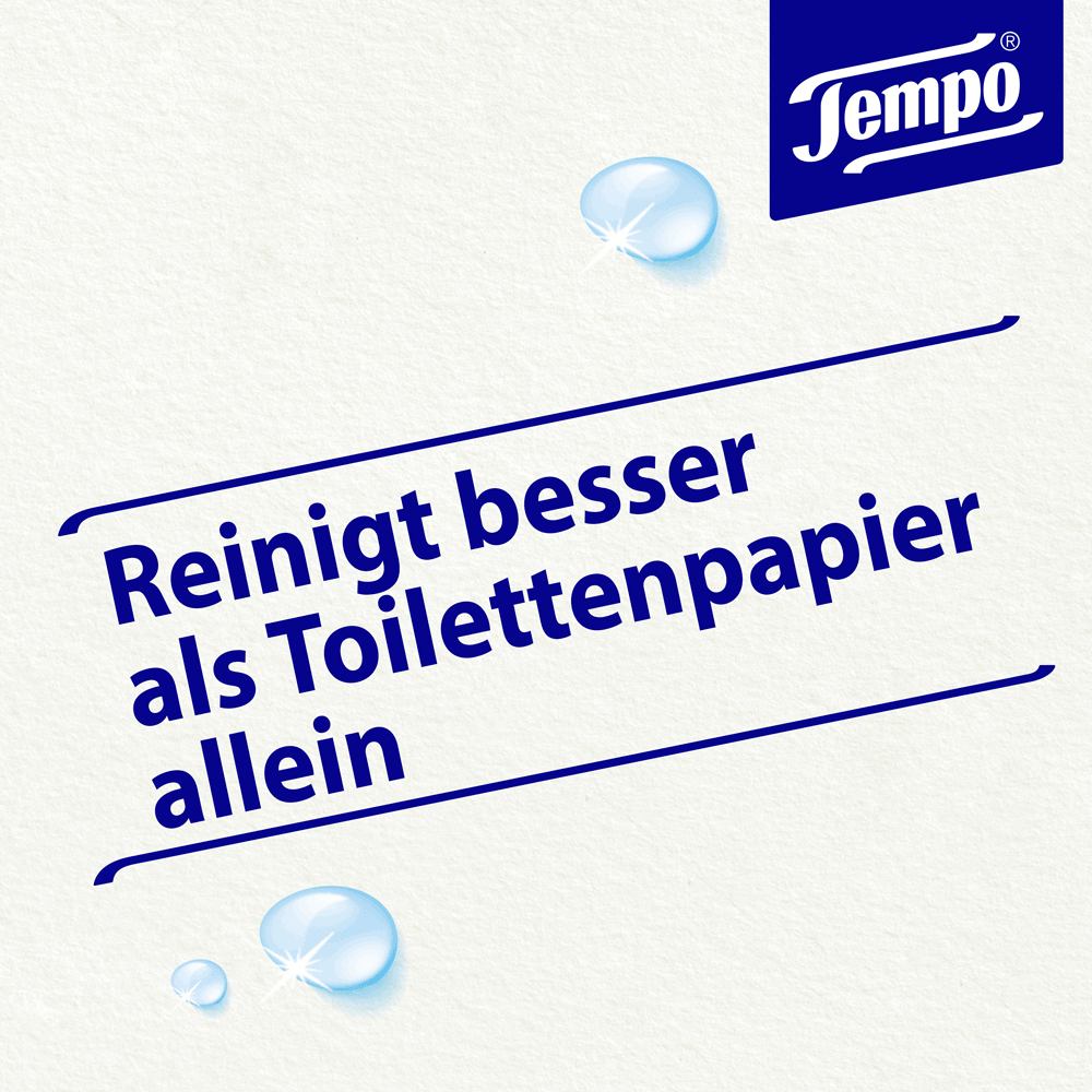 Bild: Tempo Feuchtes Toilettenpapier Olive 