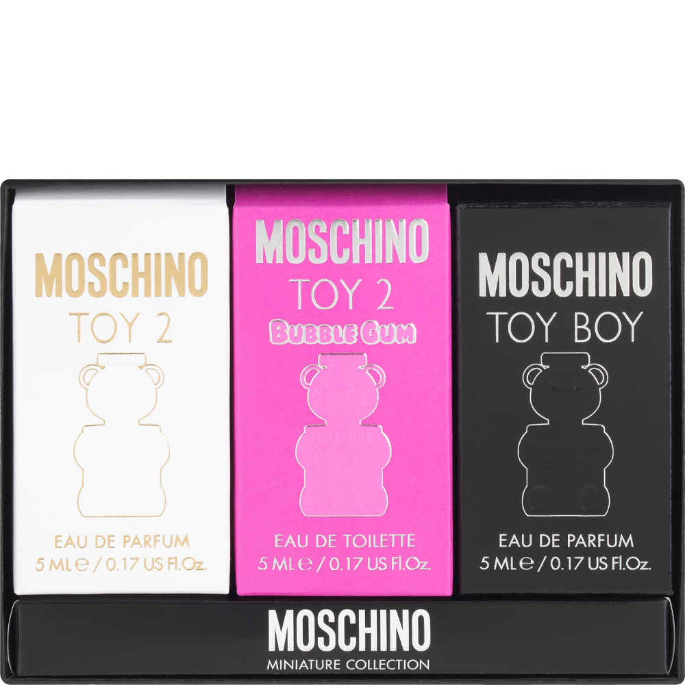 Bild: Moschino Toy 2 & Toy Boy Eau de Parfum 5 ml + Eau de Toilette 5 ml Miniaturen Geschenkset 