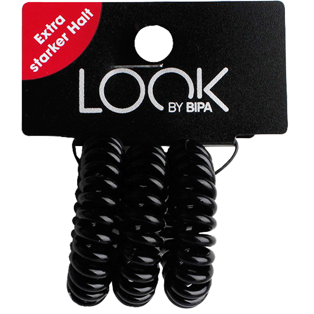 Bild: LOOK BY BIPA Spiral Zopfhalter schwarz 