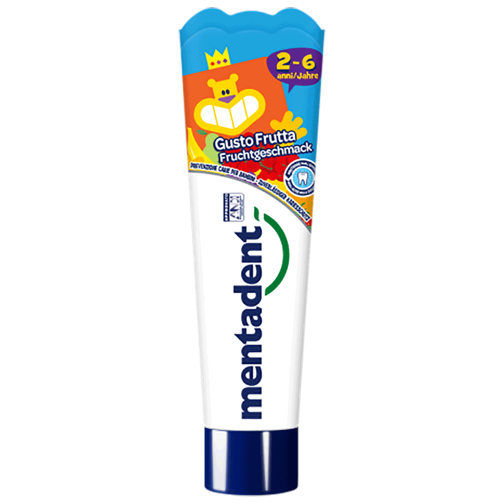 Bild: mentadent Zahncreme Gusto Frutta 