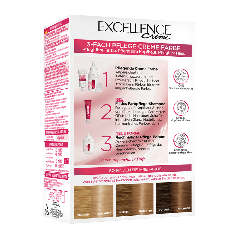 Bild: L'ORÉAL PARIS Excellence Creme-Coloration blond (8)