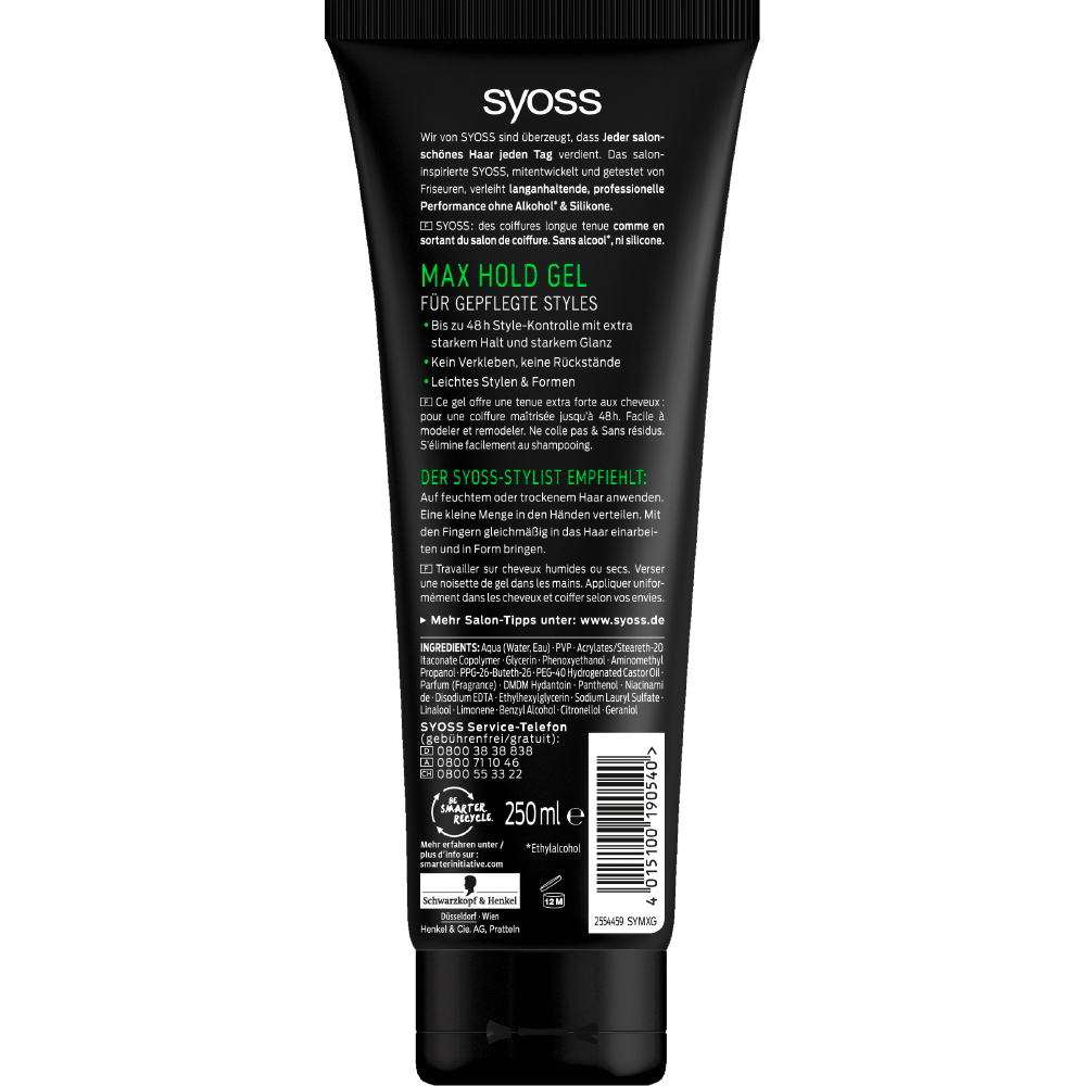 Bild: syoss Max Hold Styling-Gel 