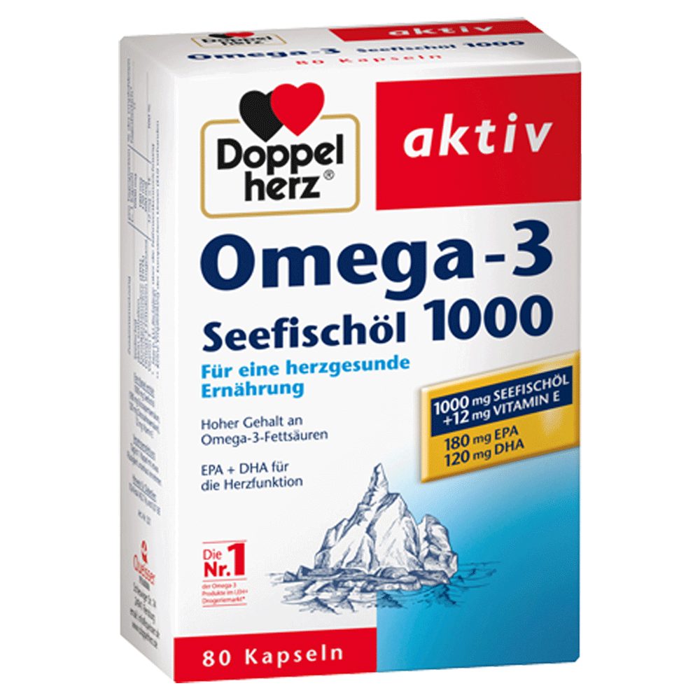 Bild: DOPPELHERZ Seefischöl Omega-3 Kapseln 