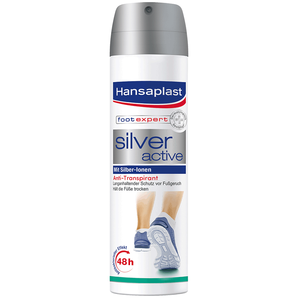 Bild: Hansaplast Silver Active Fußspray 