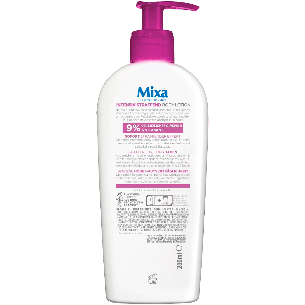 Bild: Mixa Intensiv Straffend Body Lotion 