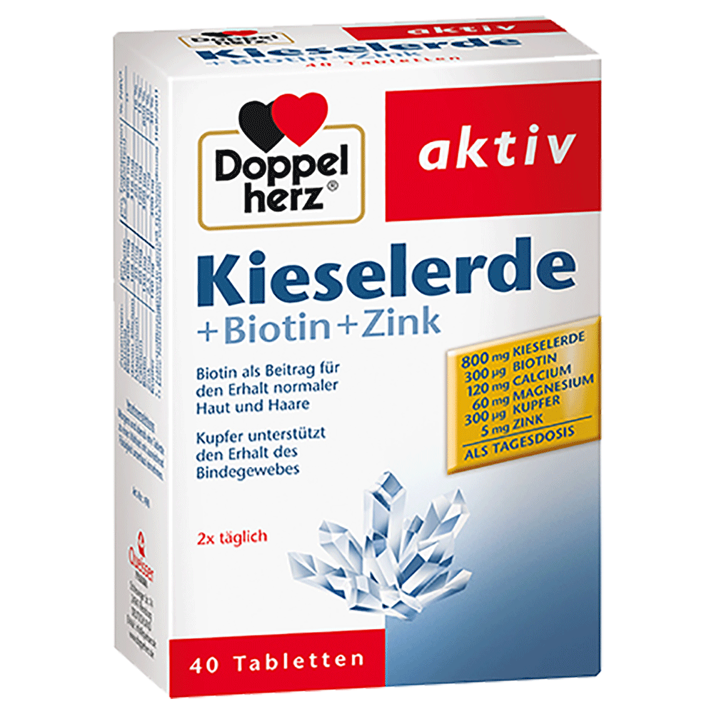 Bild: DOPPELHERZ Kieselerde Tabletten 