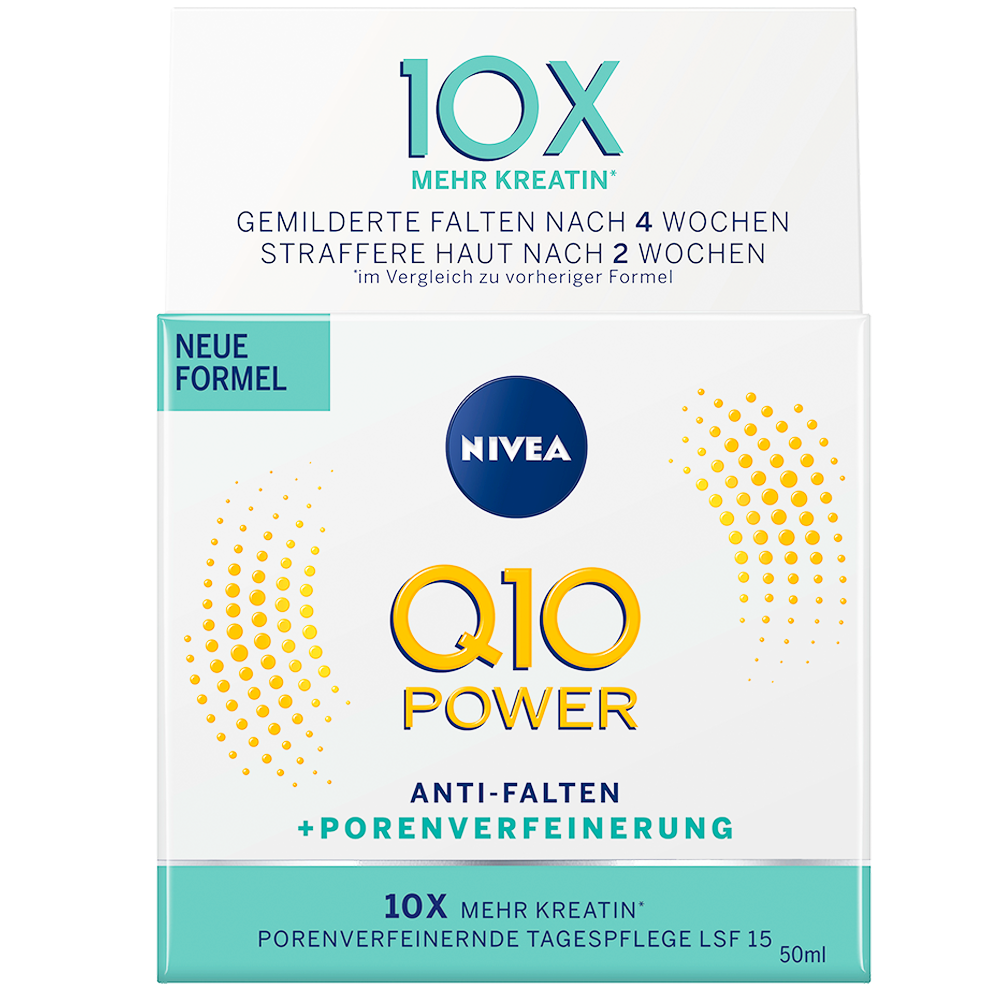 Bild: NIVEA Q10 Power Anti-Falten+Porenverfeinerung Tagespflege LSF 15 