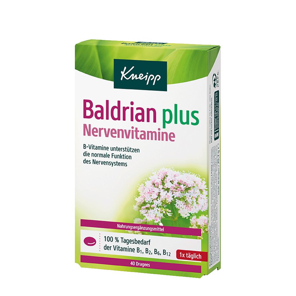 Bild: Kneipp Baldrian plus Nervenvitamine 