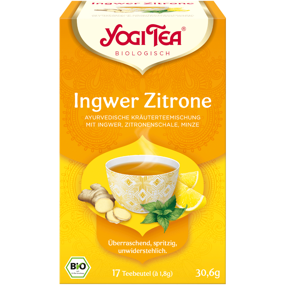 Bild: Yogi Tea Ingwer Zitrone Tee 