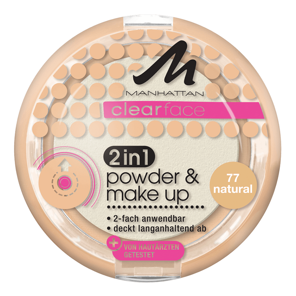 Bild: MANHATTAN Clearface 2in1 Powder & Make Up natural