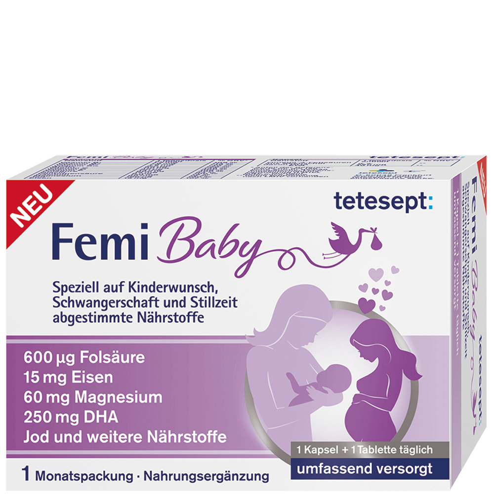 Bild: tetesept: Femi Baby Kapseln + Tabletten 