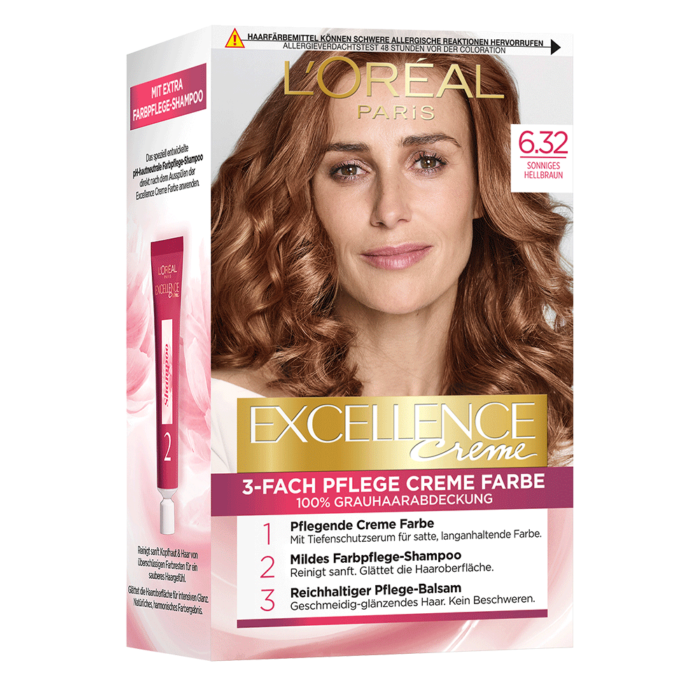 Bild: L'ORÉAL PARIS Excellence Creme-Coloration sonniges hellbraun