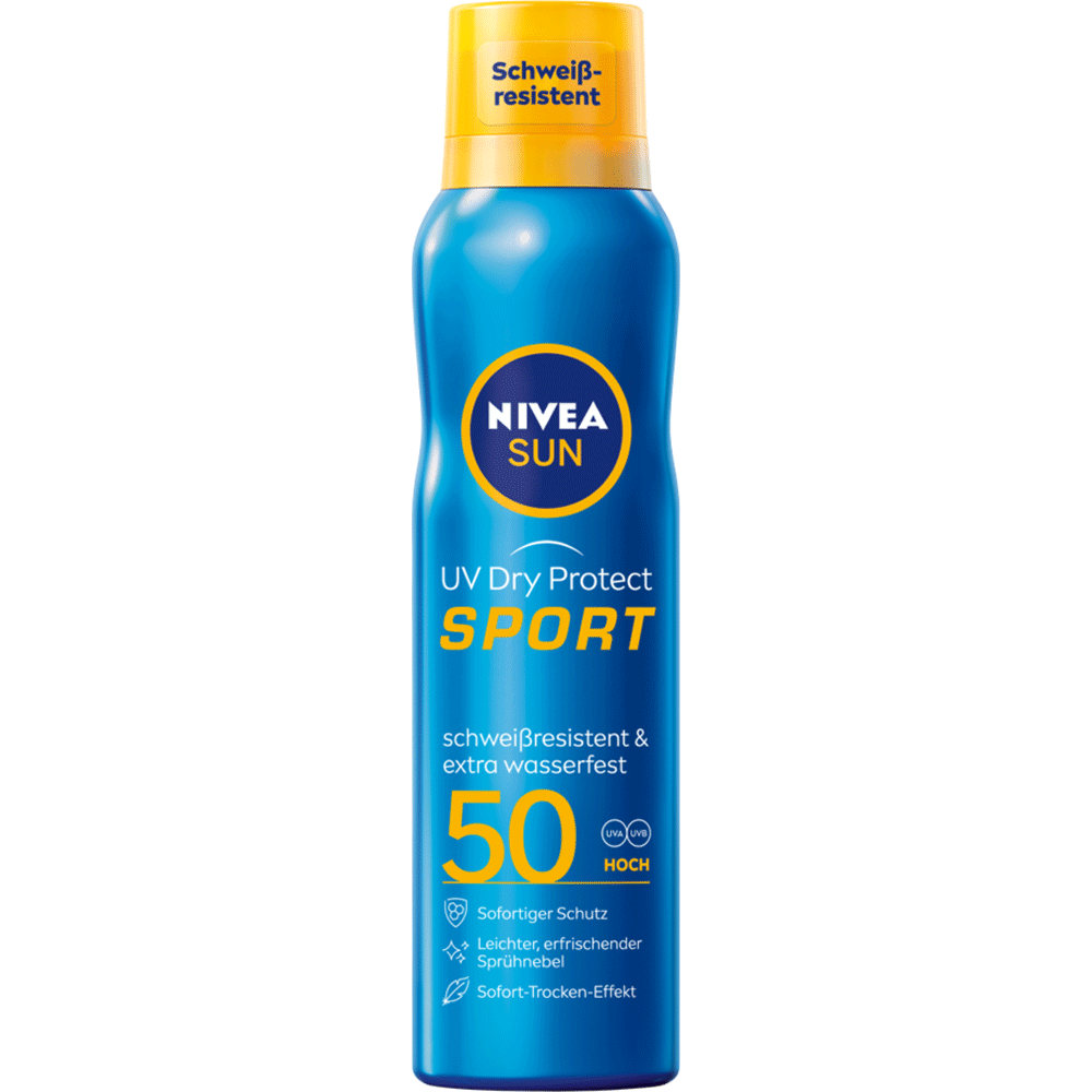 Bild: NIVEA Sun Schutz & Frische Sonnenspray LSF 50 