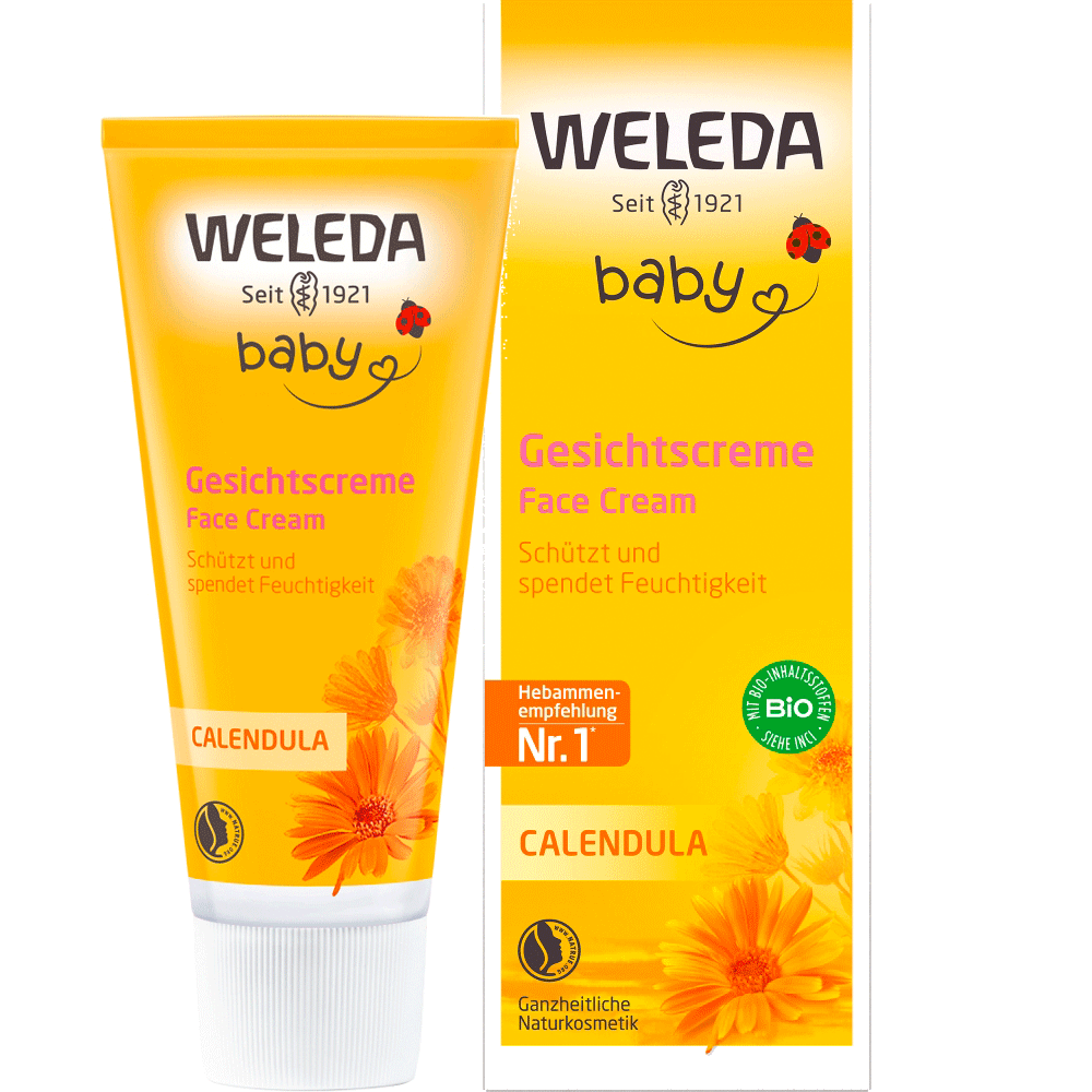 Bild: WELEDA Calendula Baby Gesichtscreme 