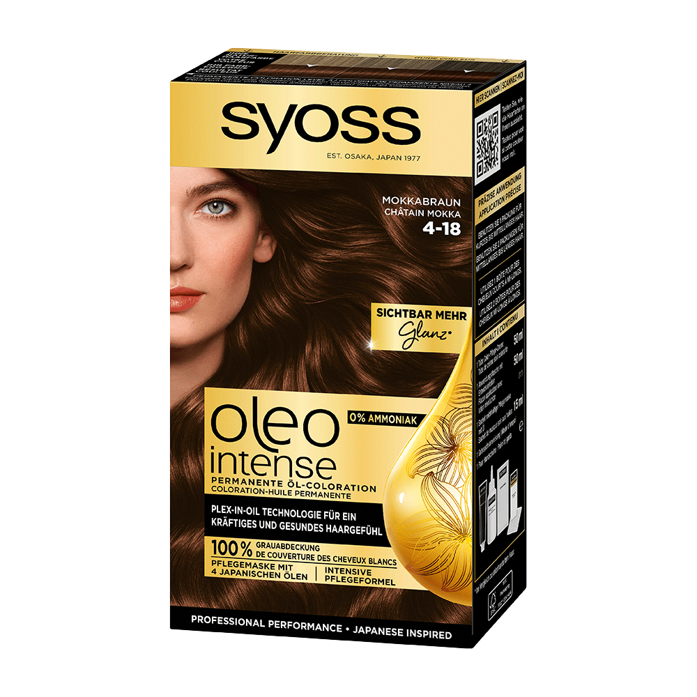 Bild: syoss oleo intense Permanente Öl Coloration Mokkabraun