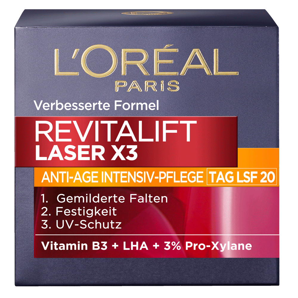 Bild: L'ORÉAL PARIS Revitalift Laser X3 Anti-Age Intensiv-Pflege LSF 20 