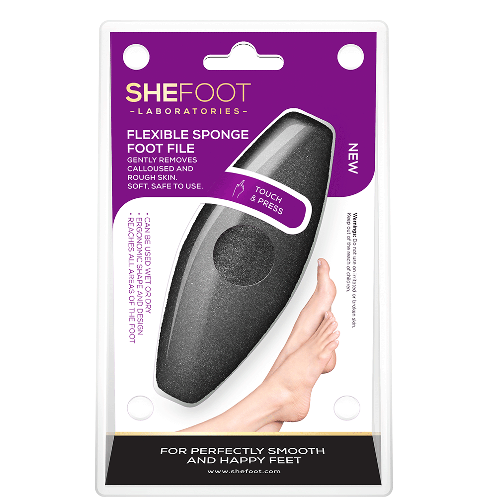 Bild: SheCosmetics SheFoot Flexibler Hornhautschwamm 