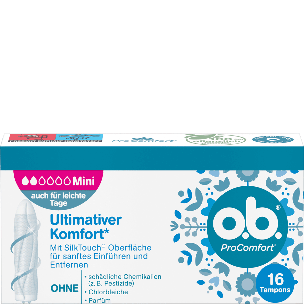 Bild: o.b. ProComfort Tampons Mini 