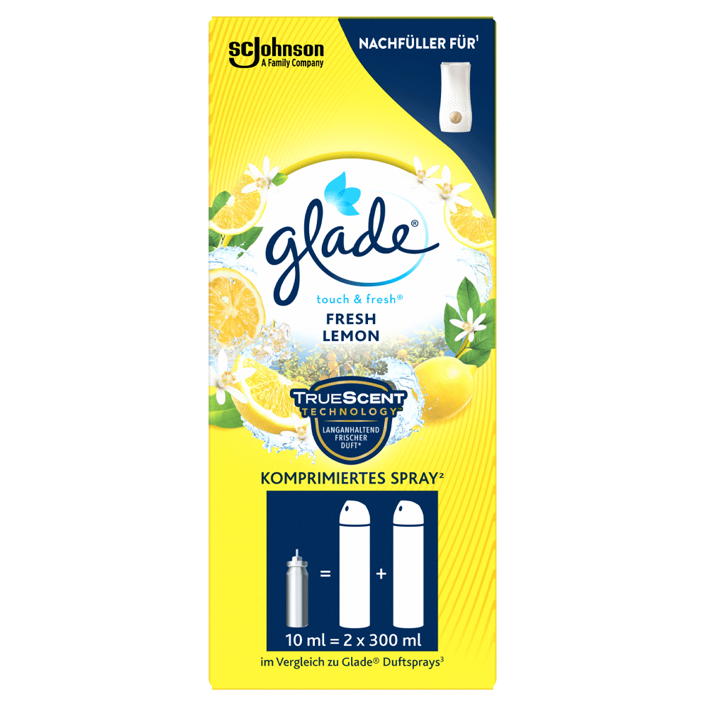 Bild: Glade Touch & Fresh Fresh Lemon Nachfüllung 