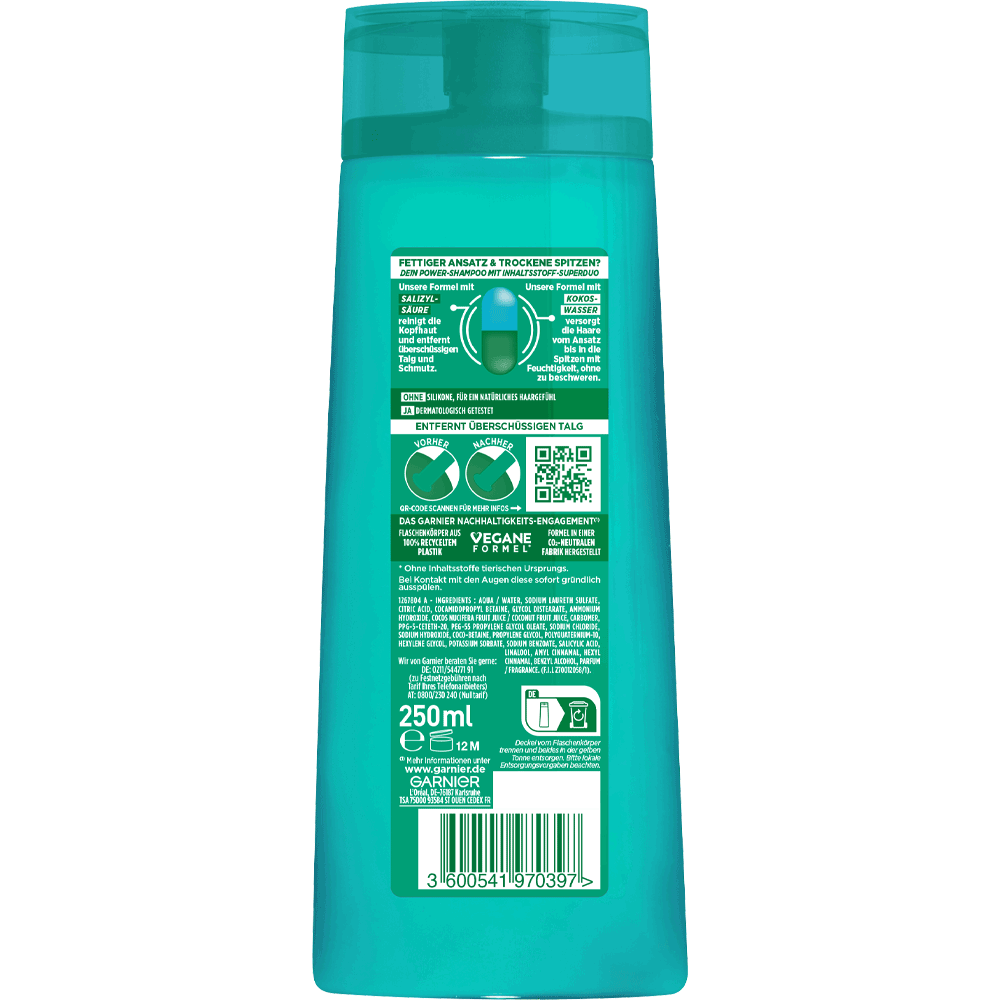 Bild: GARNIER FRUCTIS Coco Water Shampoo 