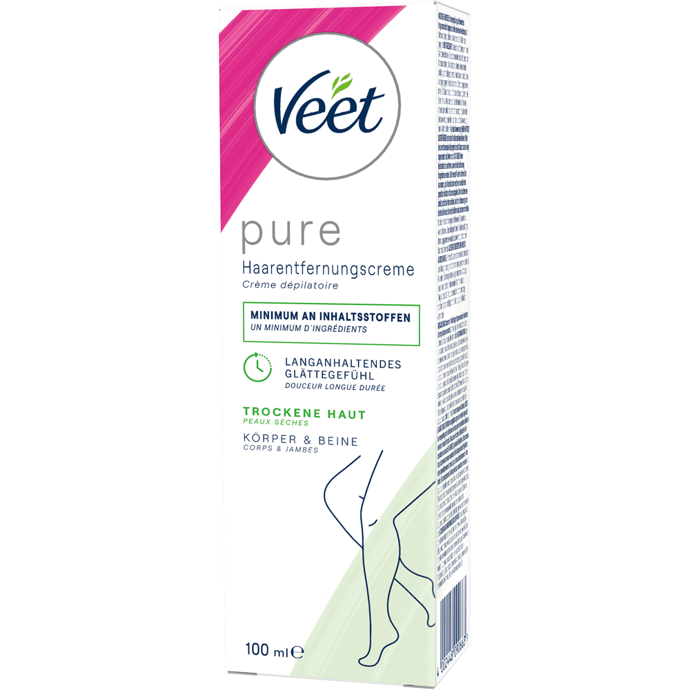 Bild: Veet Silk & Fresh Haarentfernungs-Creme trockene Haut 