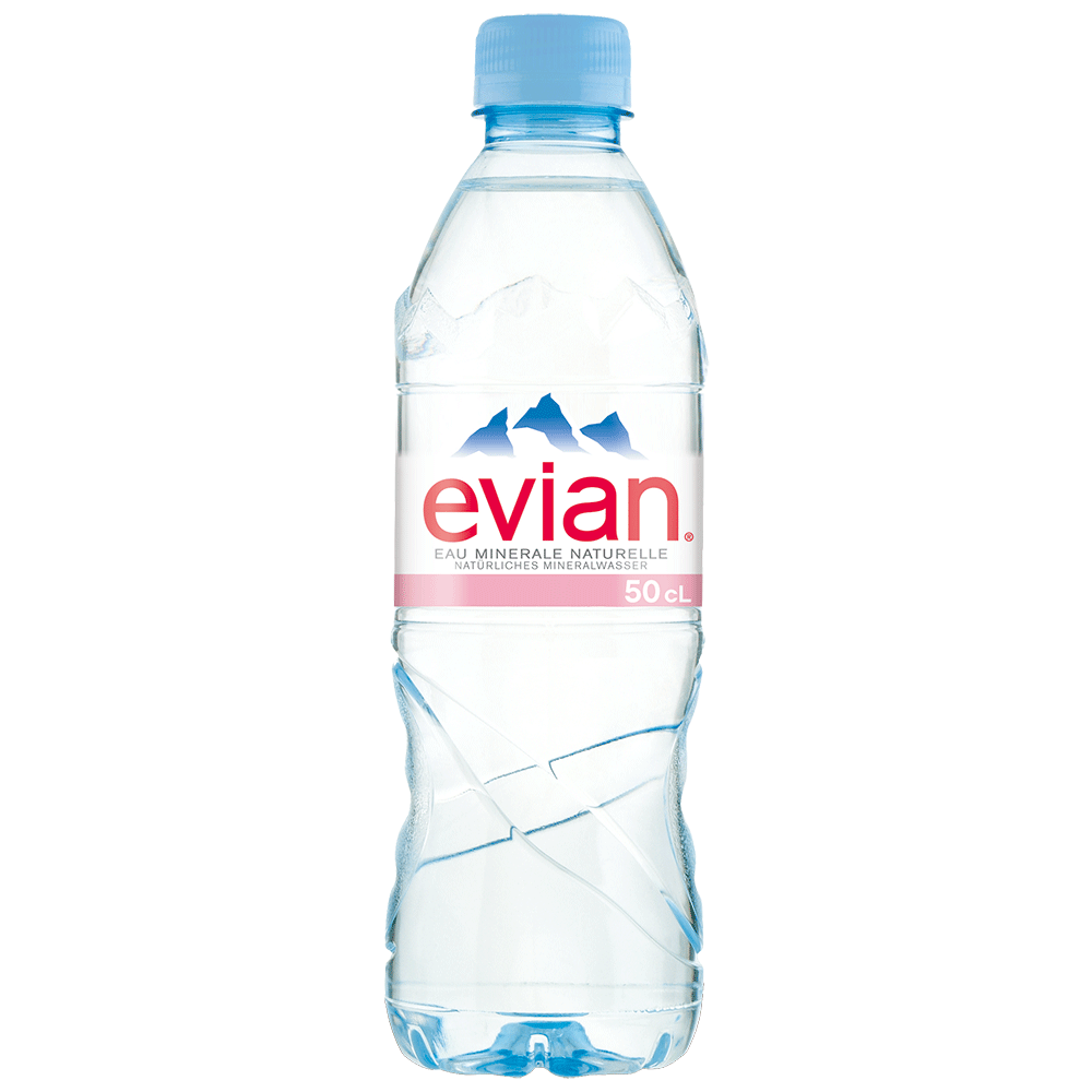 Bild: Evian natürliches Mineralwasser 