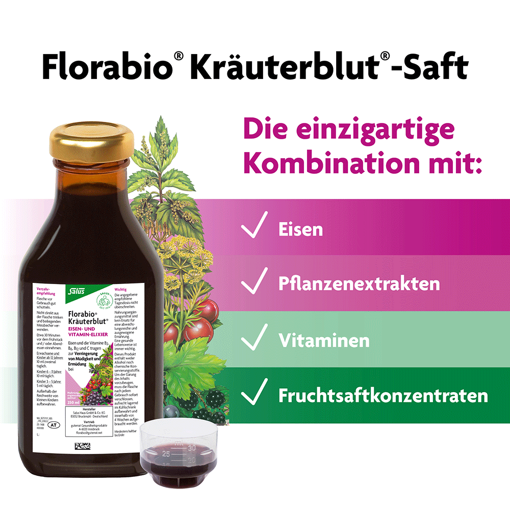 Bild: Florabio Kräuterblut Saft 