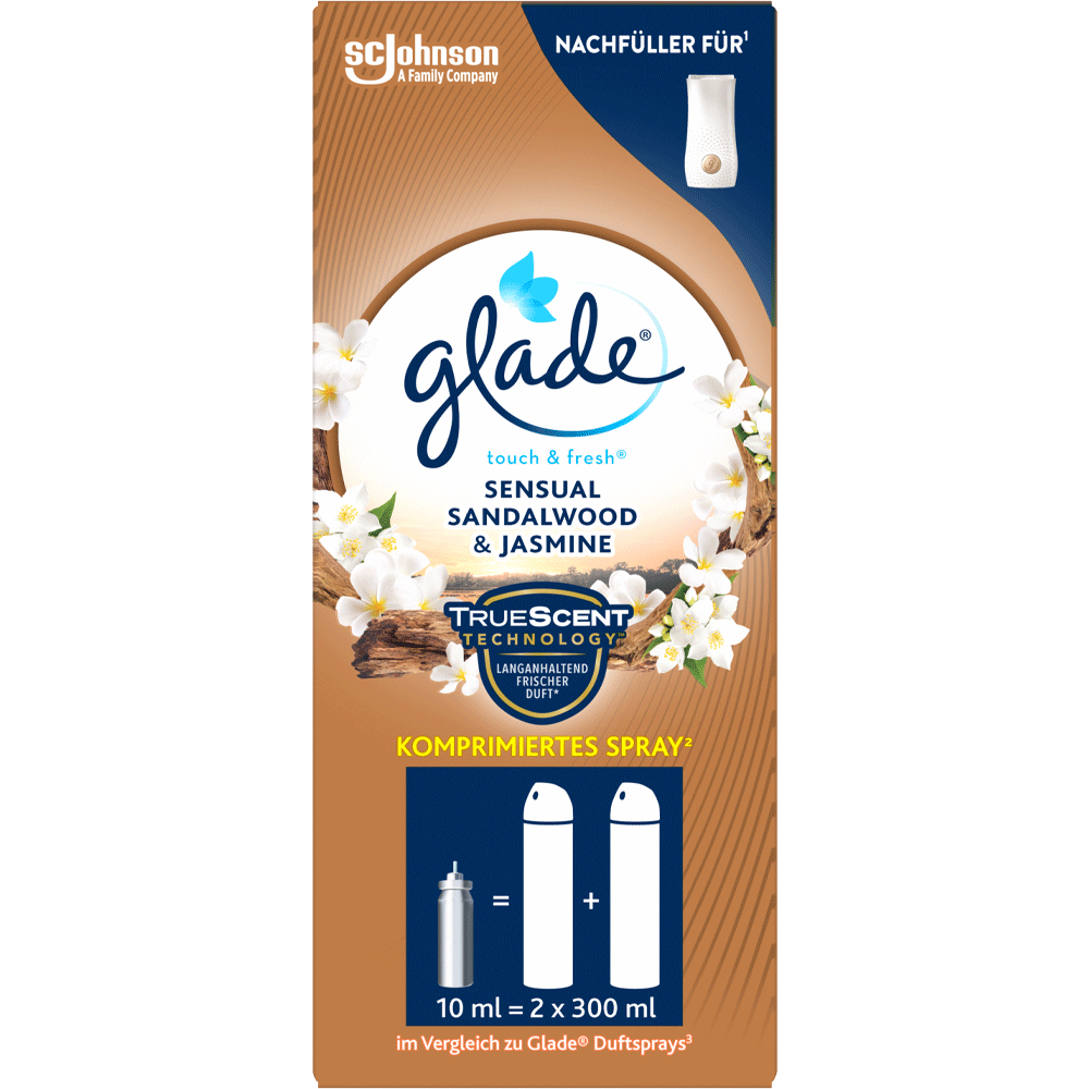 Bild: Glade Touch & Fresh Sensual Sandalwood & Jasmine Nachfüllung 