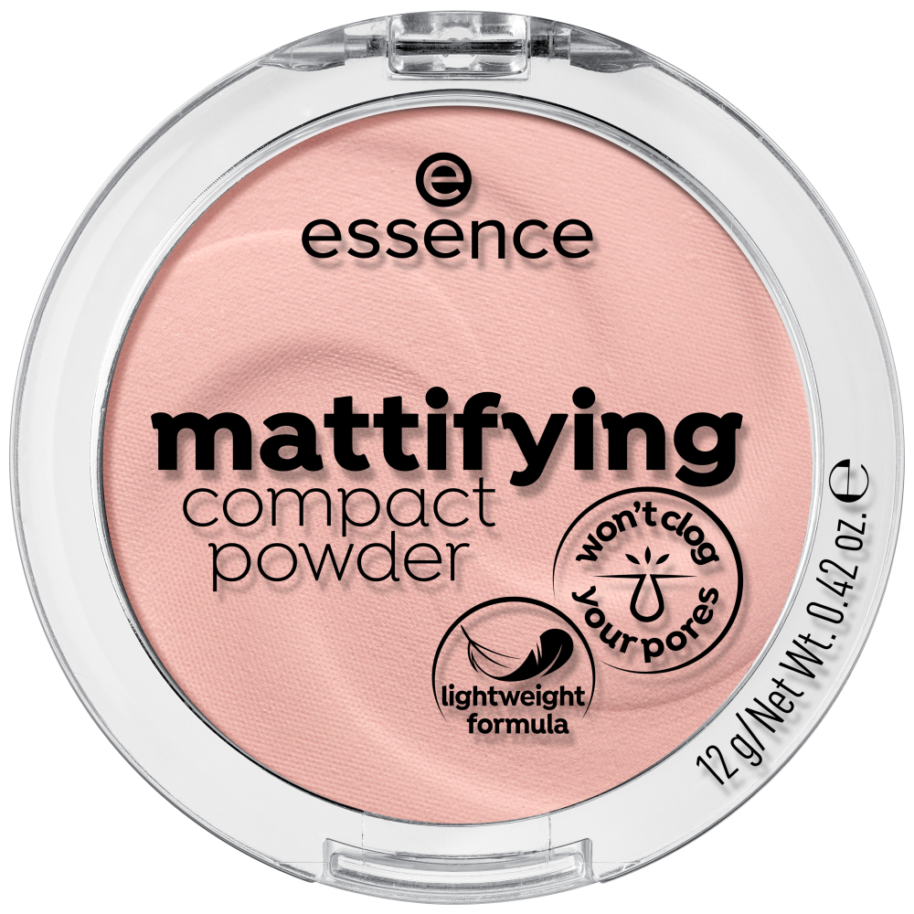 Bild: essence Mattifying Compact Powder light beige