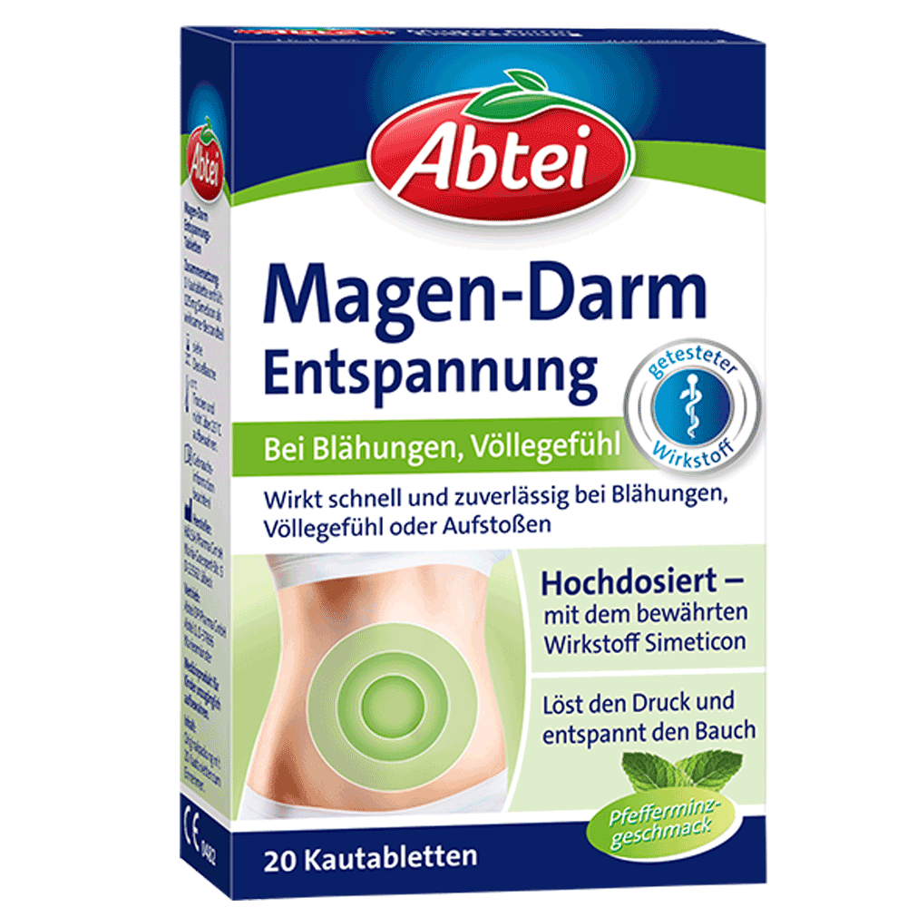 Bild: Abtei Magen-Darm Entspannung Kautabletten 