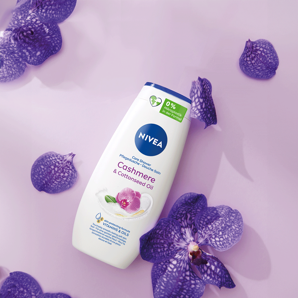 Bild: NIVEA Pflegedusche Cashmere und Baumwollsamenöl 