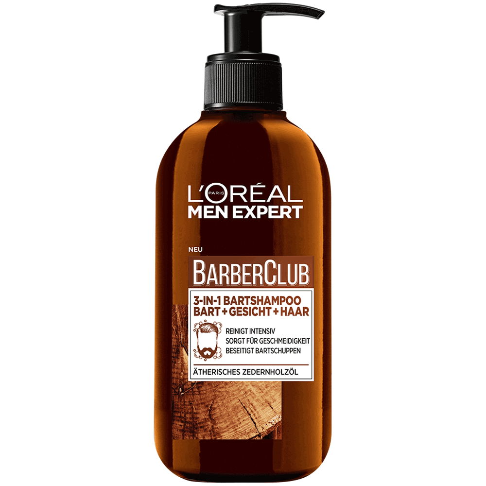 Bild: L'ORÉAL PARIS MEN EXPERT Barber Club 3-in-1 Bartshampoo 