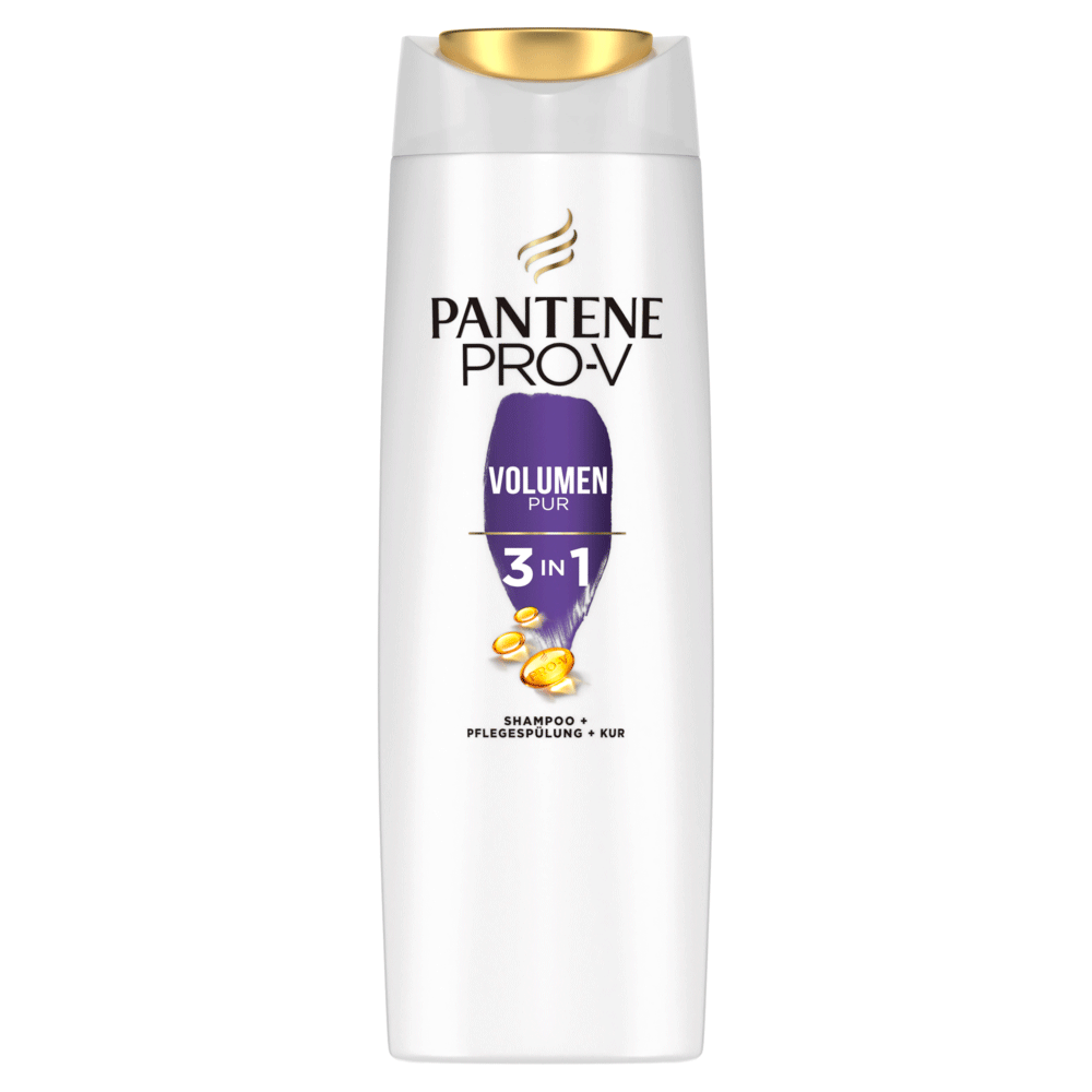 Bild: PANTENE PRO-V Volumen Pur 3-In-1 Shampoo + Pflegespülung + Intensivpflege 