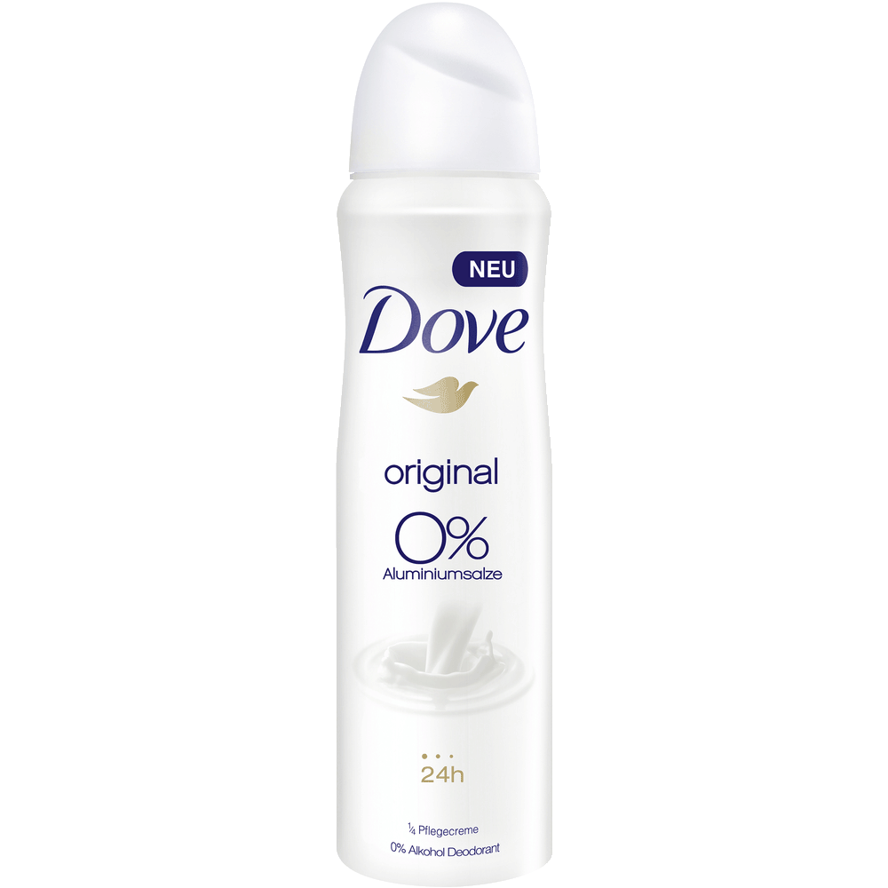 Bild: Dove Deospray Original 0% Aluminiumsalze 