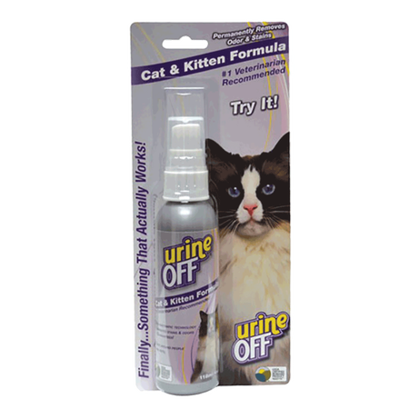 Bild: UrineOff Spray Katze Geruchs- und Fleckenentferner 118ml 