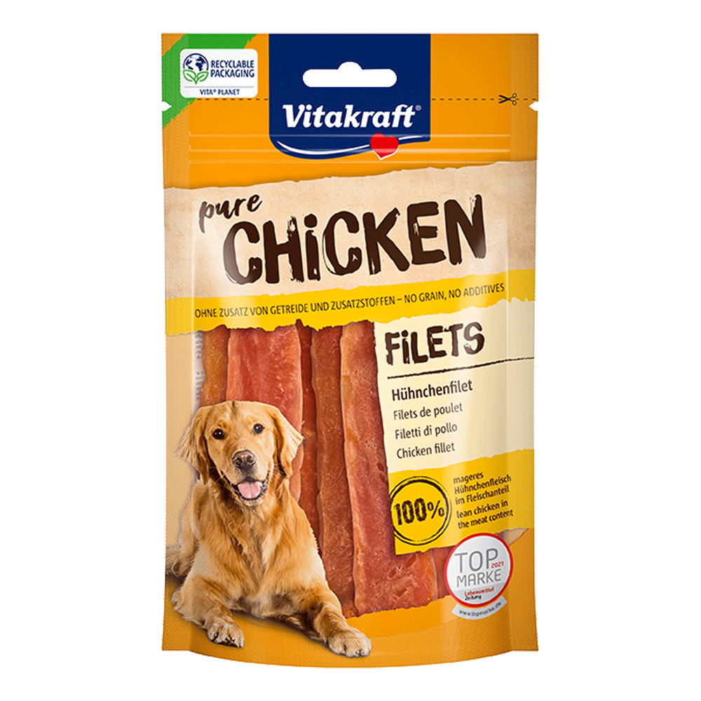 Bild: Vitakraft Pure Chicken Filets Hühnchenfilet 