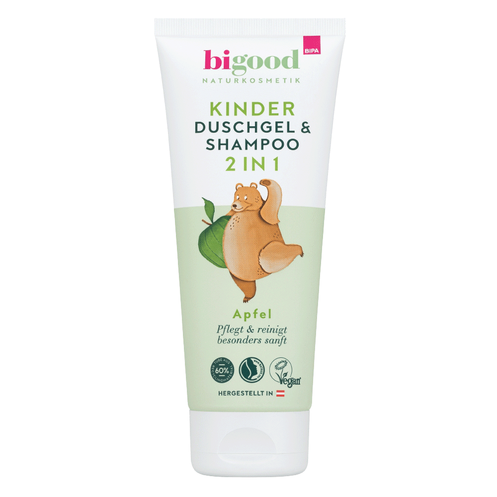 Bild: bi good Kinder Duschgel & Shampoo 2in1 Apfel 