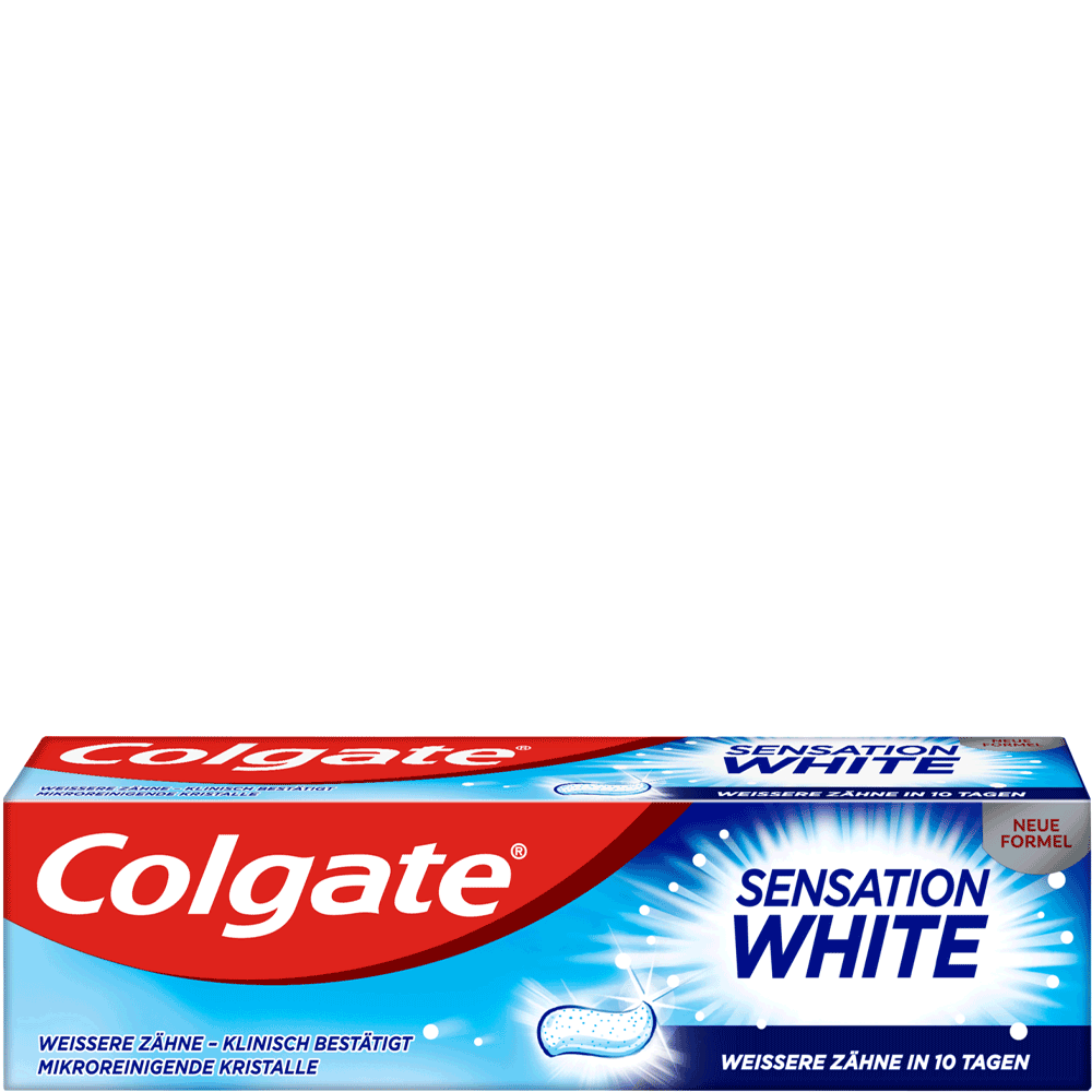 Bild: Colgate Zahnpasta Sensation White 