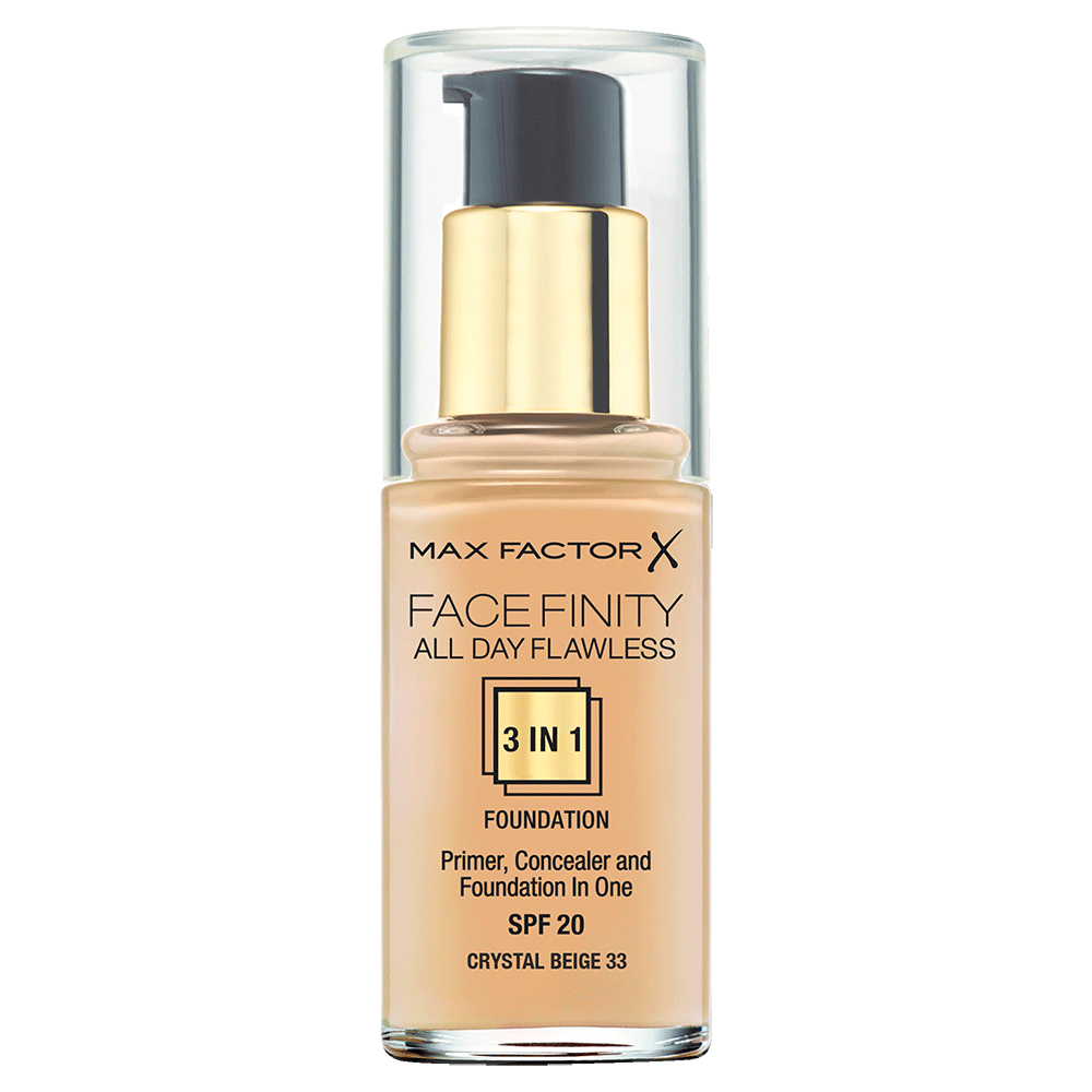 Bild: MAX FACTOR Facefinity All day flawless 3in1 Foundation crystal beige