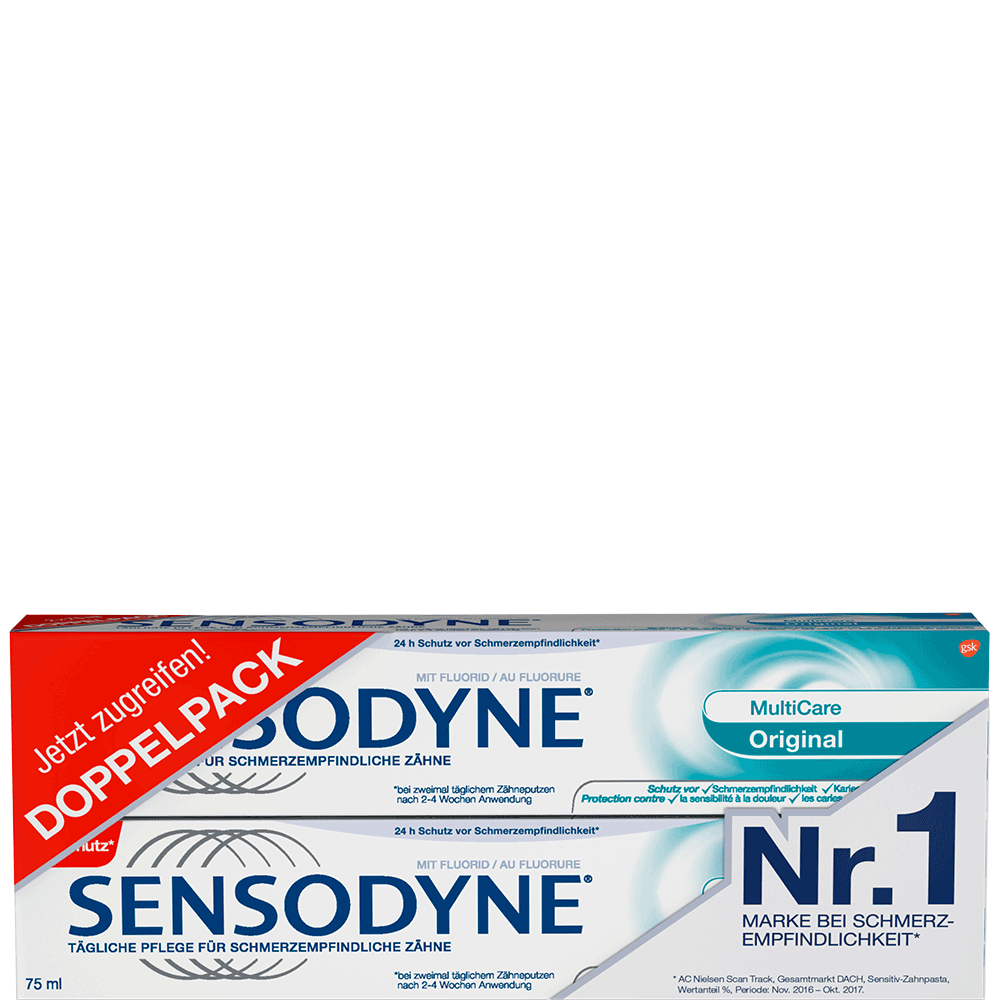 Bild: SENSODYNE Zahncreme Multicare Duopack 