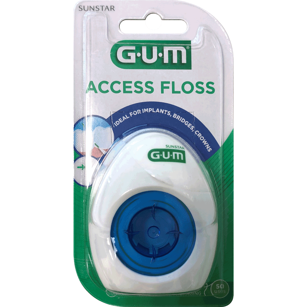 Bild: GUM ACCESS FLOSS Zahnseide mit Einfädelhilfe 