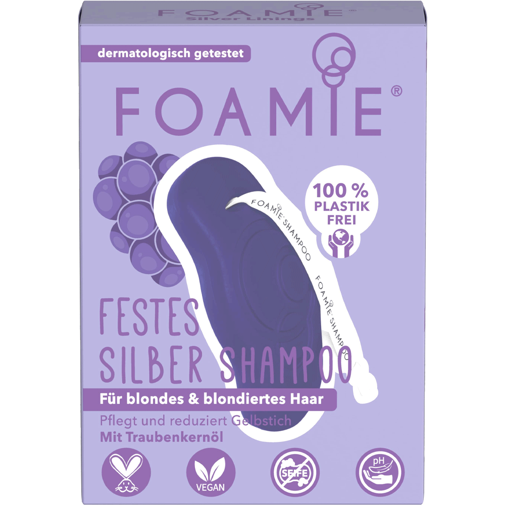 Bild: FOAMIE festes Shampoo Silver 