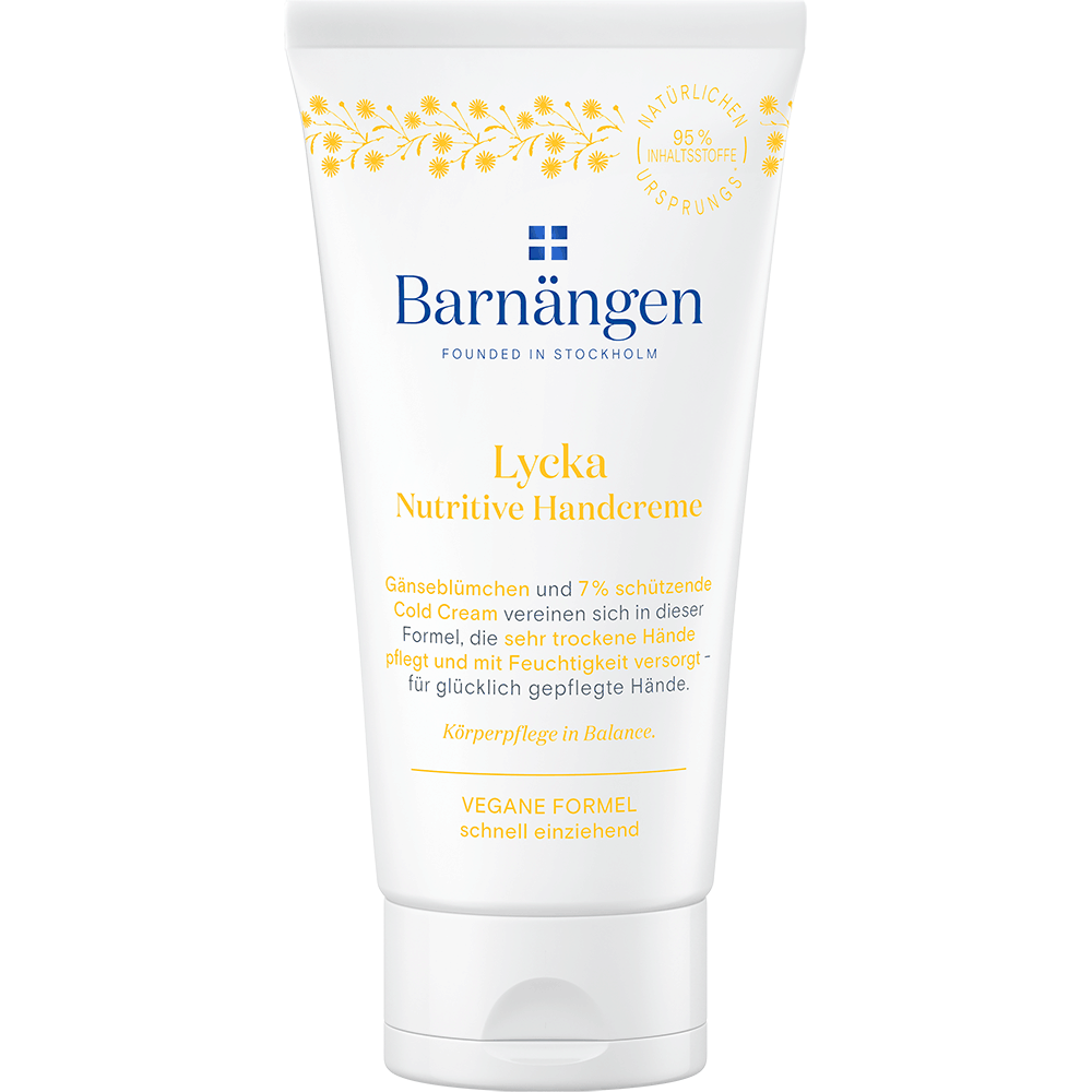 Bild: Barnängen Lycka Nutritive Handcreme Gänseblümchen 