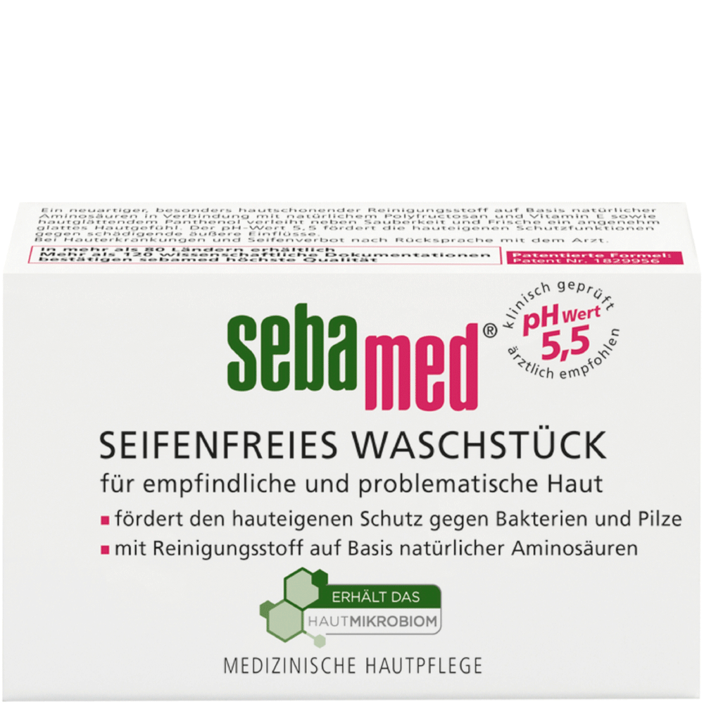 Bild: sebamed seifenfreies Waschstück 