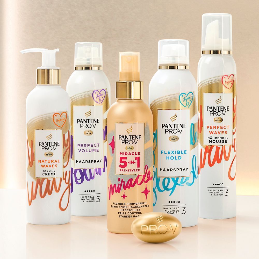 Bild: PANTENE PRO-V Pro-V Natural Waves Nährende Styling Haar Creme Mit Arganöl 